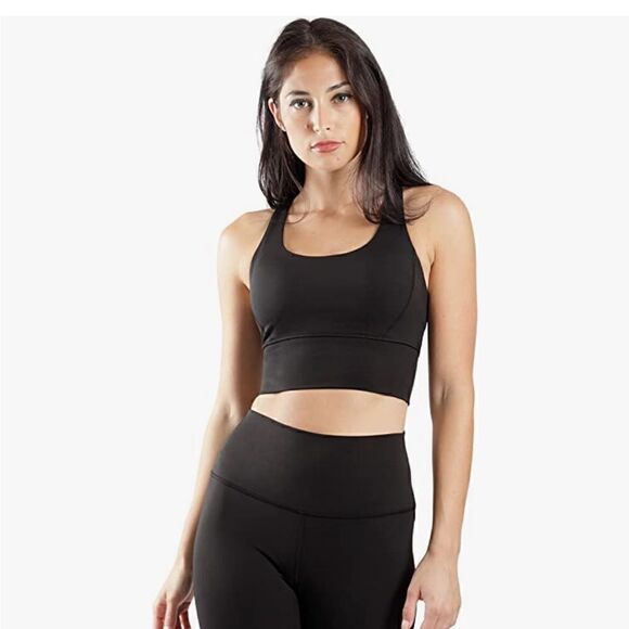 90 Degree By Reflex Lux Moisture Wicking Sports Bra Size S - Picture 1 of 7